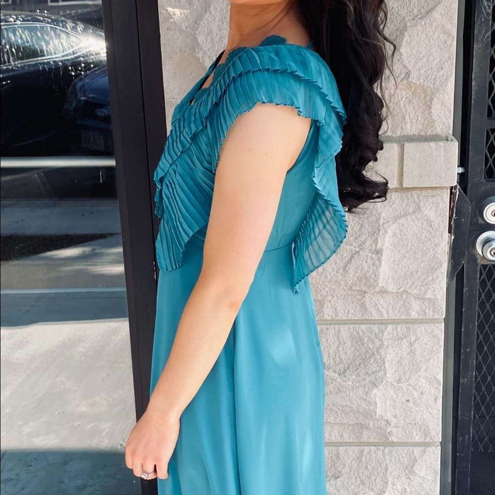 Asos Midi Ruffle Dress - Picture 2 of 7
